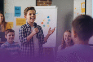 Public speaking skills for children